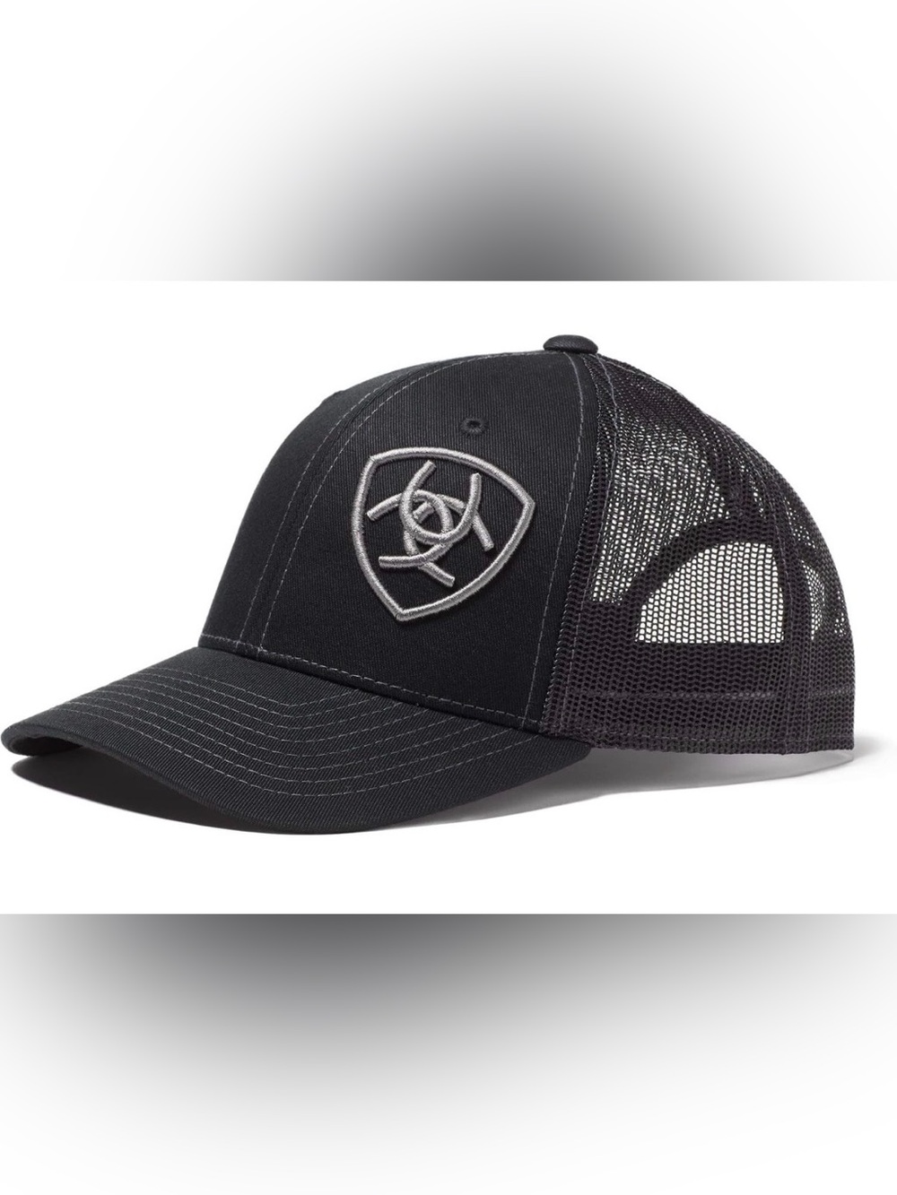 Ariat Black Men’s Shoe Inner Label adjustable cap 🧢
